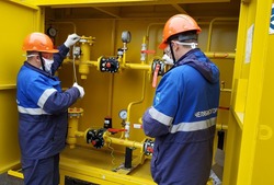Южноуральские газовики проверяют работу газораспределительного пункта