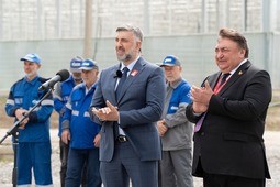Участники мероприятия на площадке комплекса