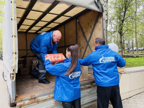 оказание гуманитарной помощи кировскими газовиками