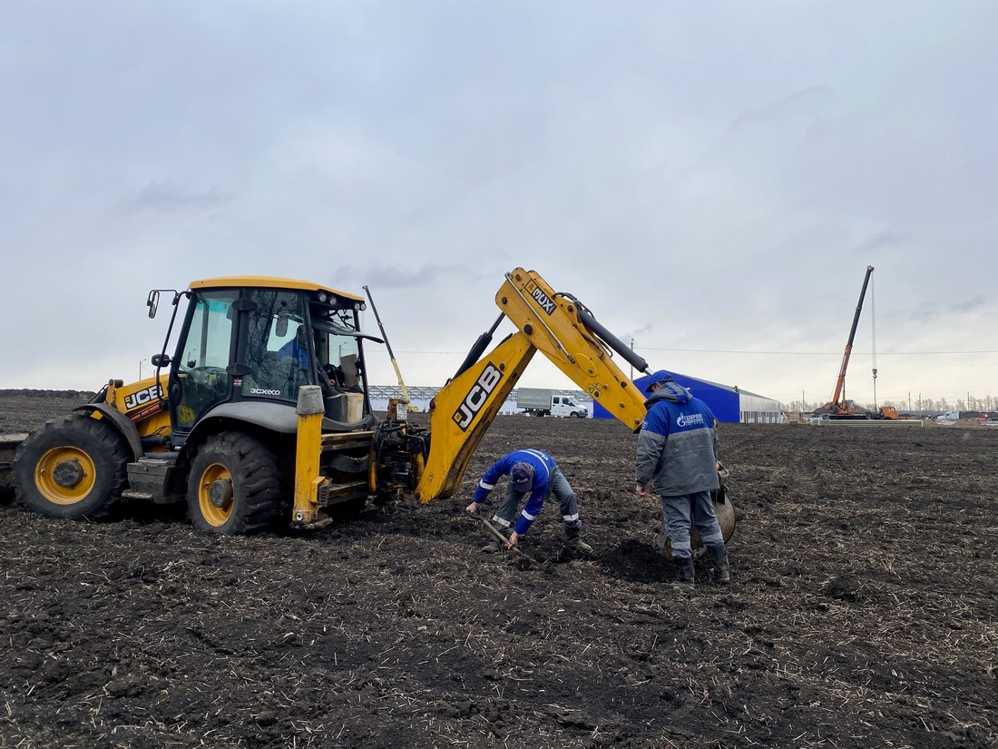 строительство подводящего газопровода высокого давления в с. Терновка Яковлевского района Белгородской области