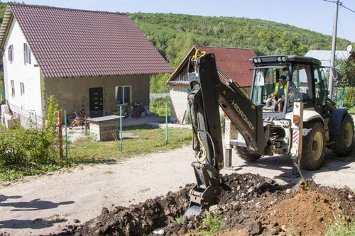 Строительство газопровода в Жигулевске