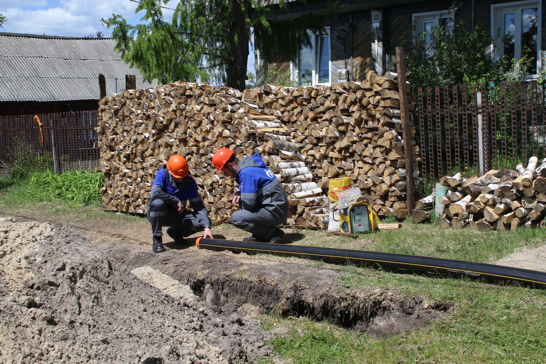 строительство газопровода для догазификации города Инза Ульяновской области