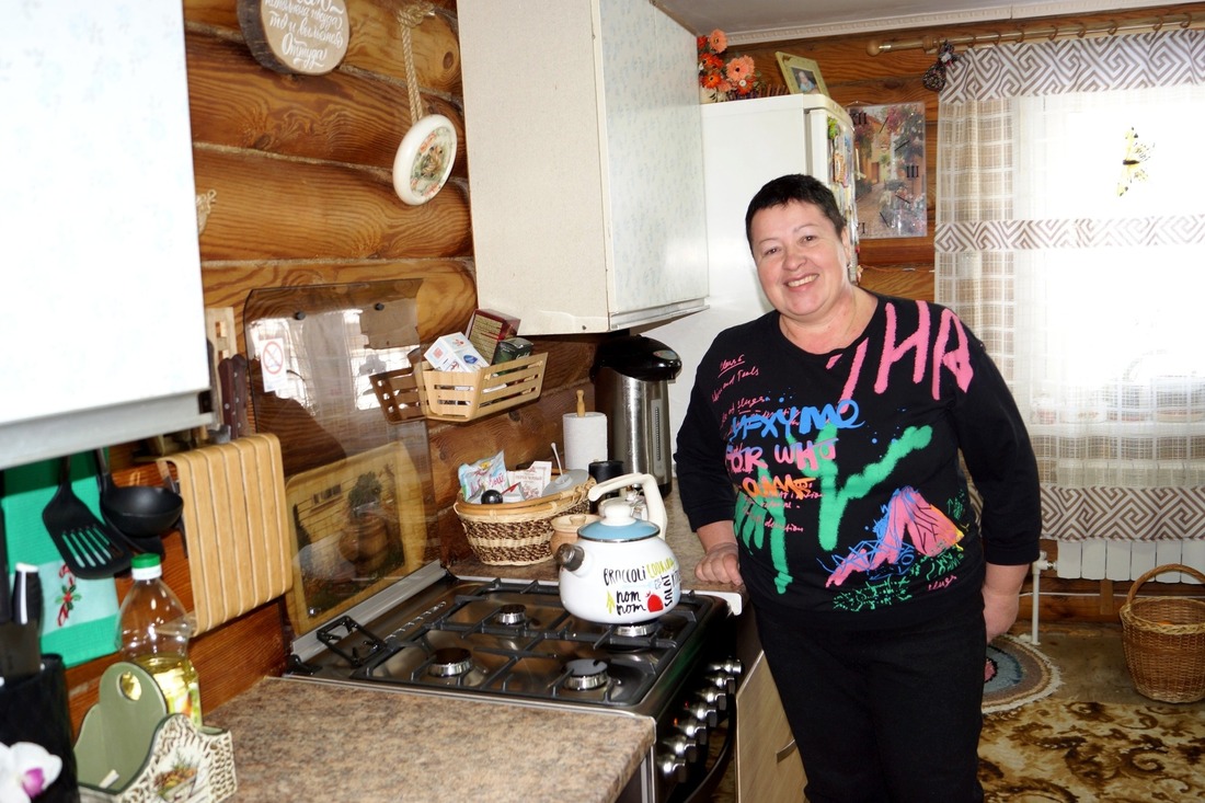 жительница газифицированного домовладения в Ковровском районе Владимирской области