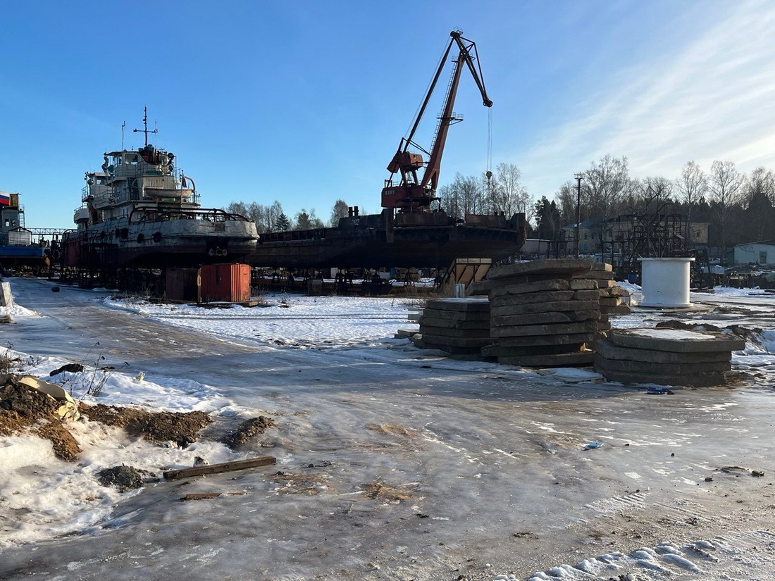 Тверская область, Белый городок, судоверфь