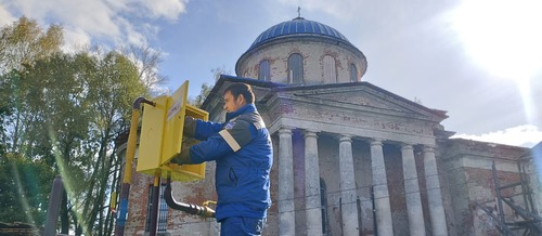 Подключение к газу колокольни