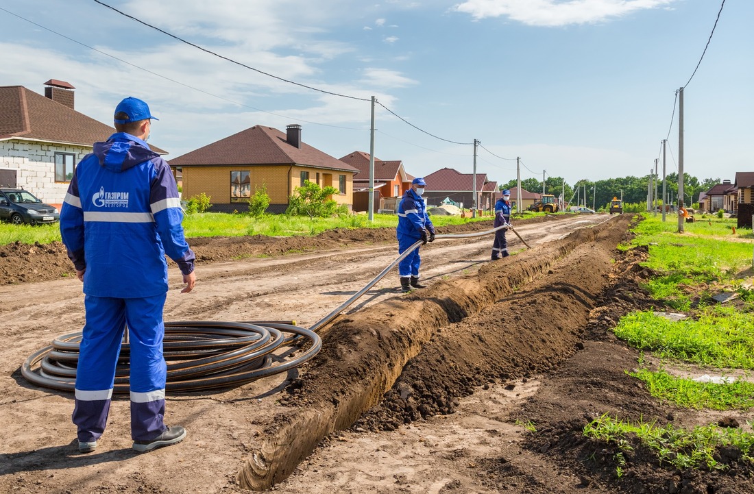 строительство газопровода для газоснабжения потребителей Российской Федерации