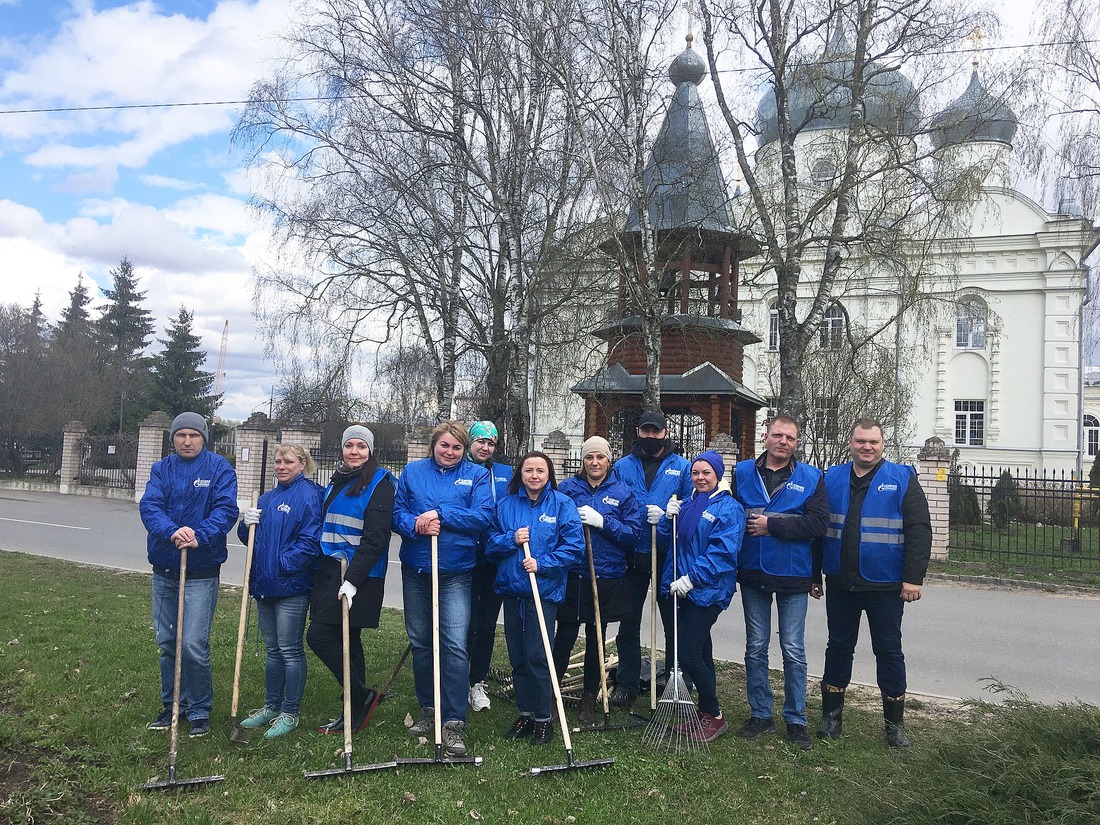 субботник в исторической части Великого Новгорода