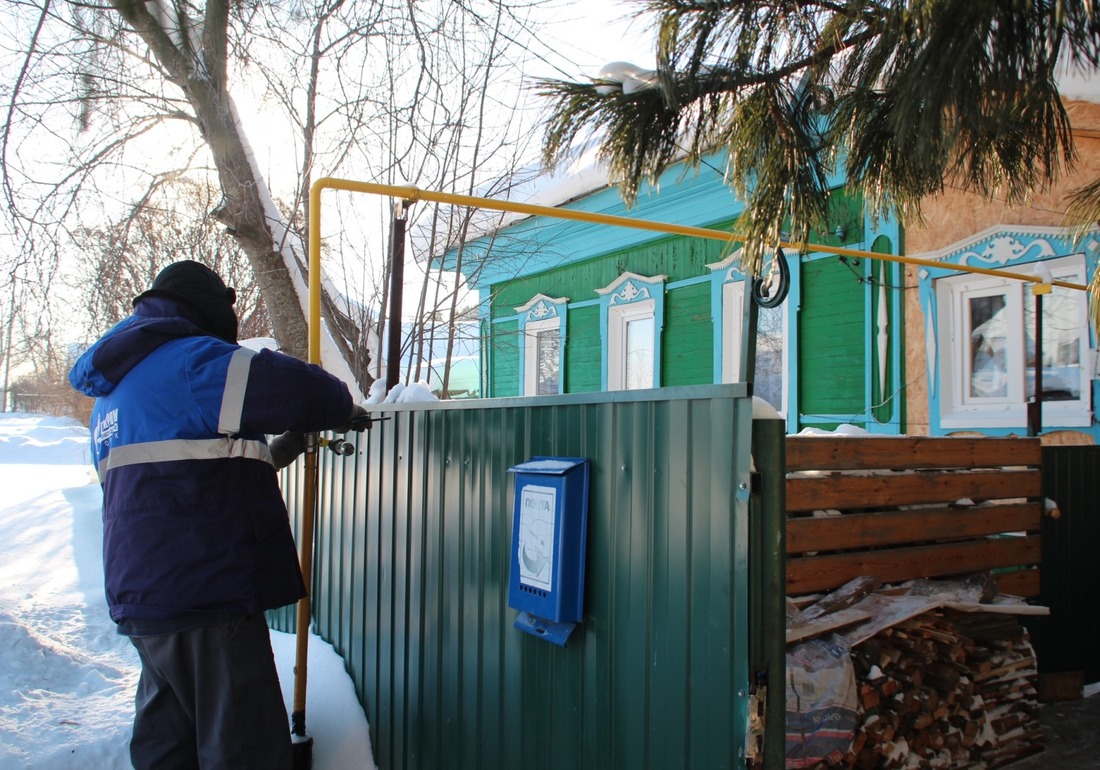 подключение к природному газу домовладений в п. Моряковский Затон Томского района