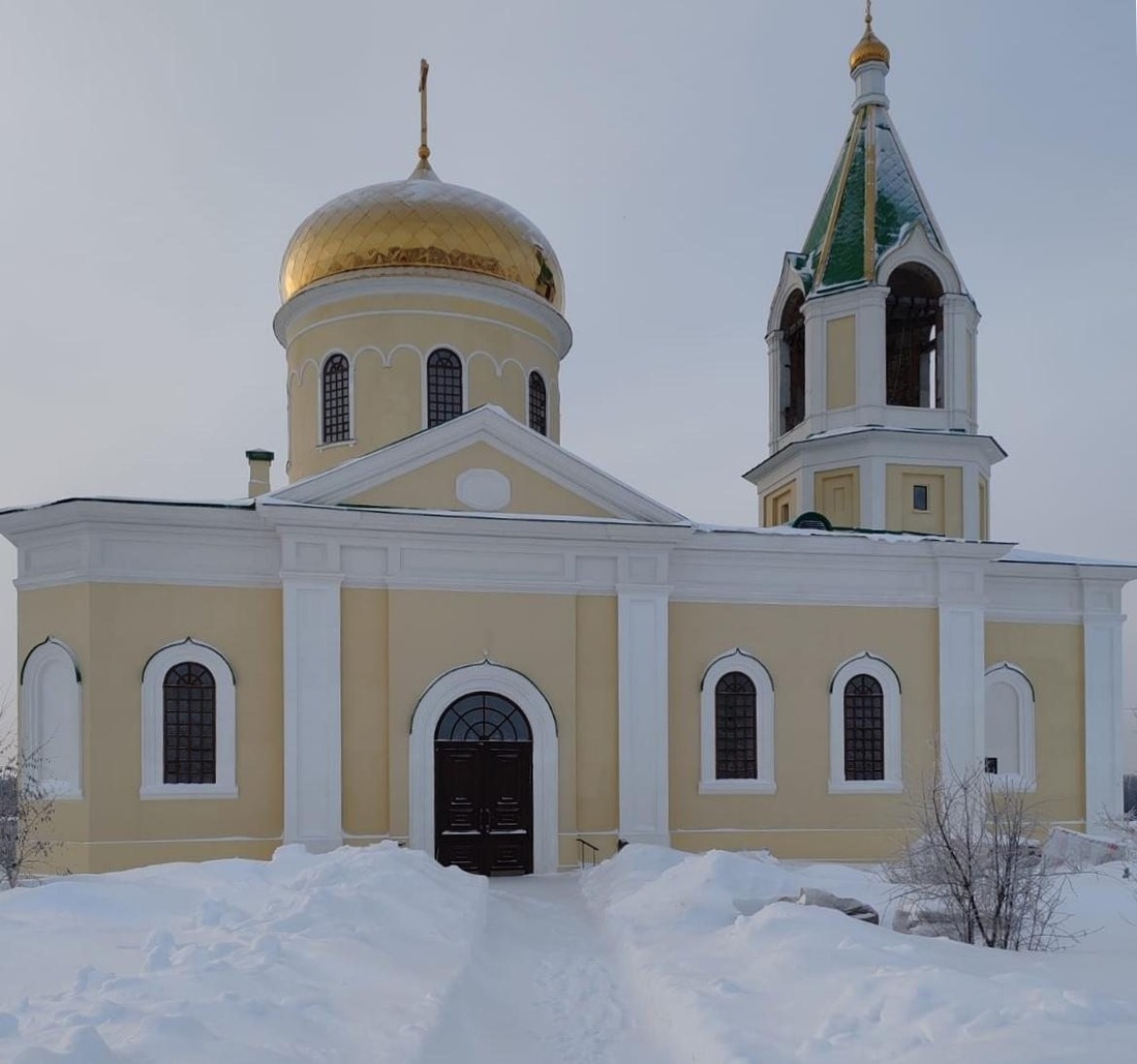 Храм Казанской иконы Божией Матери в селе Черноречье Оренбургской области