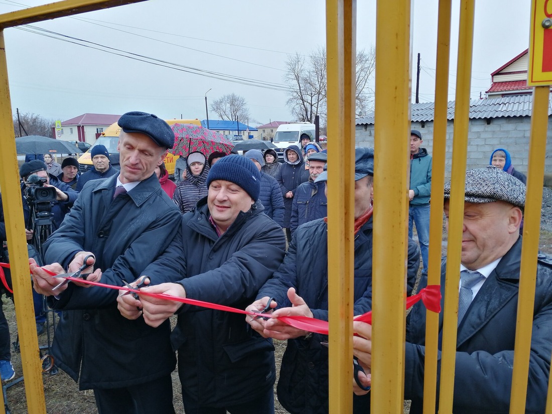 Торжественное мероприятие — пуск газа в городе Куртамыше Курганской области