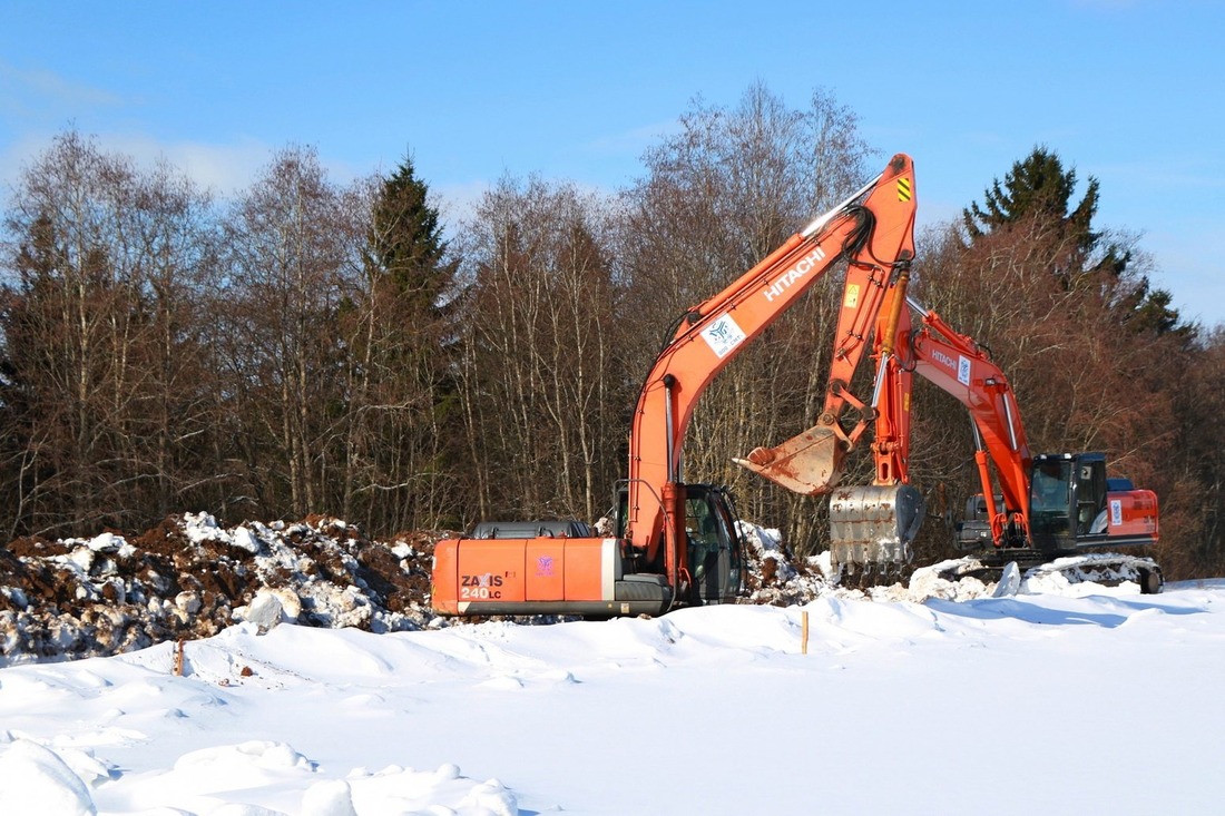 Строительство газопровода