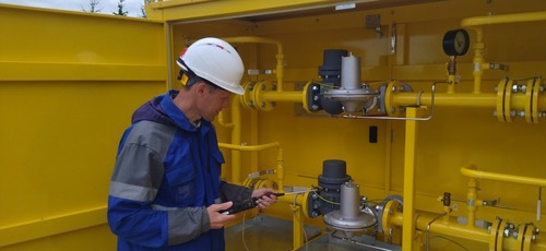 Проверка пункта редуцирования газа на герметичность