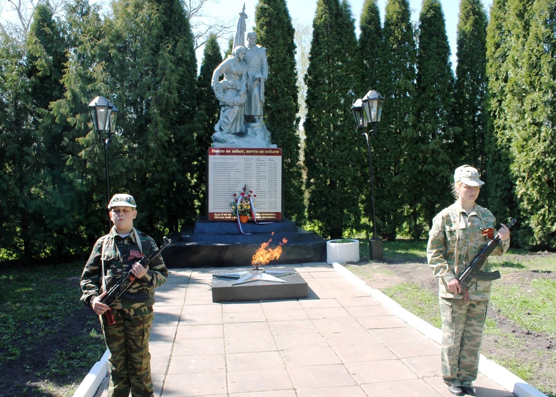 Мемориал в селе Корсаково