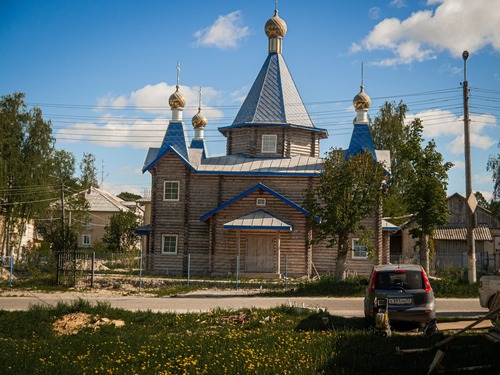 Строящийся храм в г. Фокино