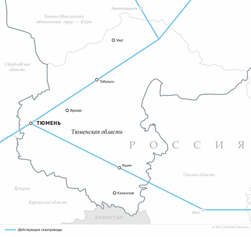 Инвестиции «Газпрома» в развитие газоснабжения и газификации Тюменской области вырастут в семь раз