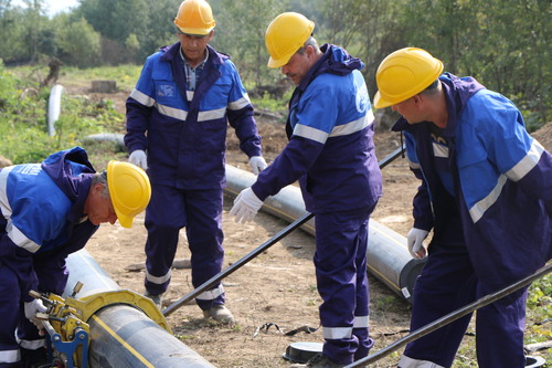 Строительство газопровода в Ленинградской области