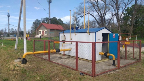 Пункт редуцирования газа в поселке Уташ города-курорта Анапа