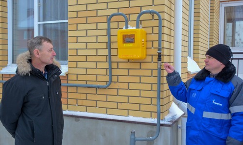 Подача газа в домовладение