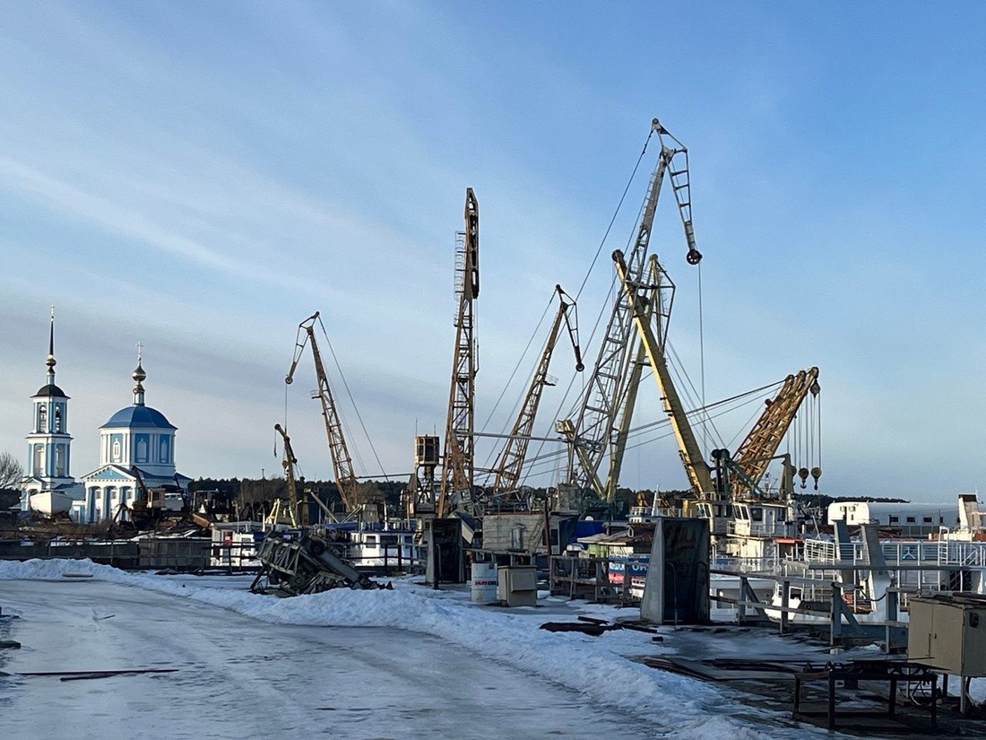 Тверская область, Белый городок, судоверфь