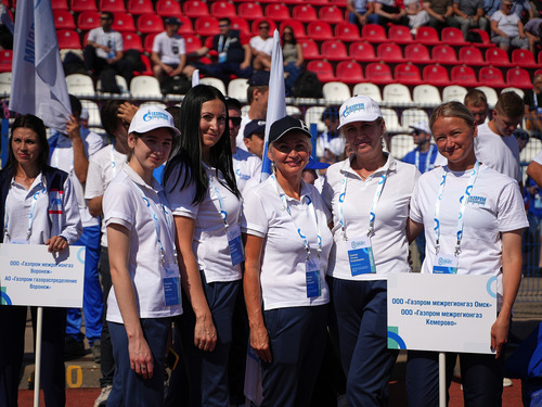 Спортсмены — участники Спартакиады «Газпром межрегионгаз»