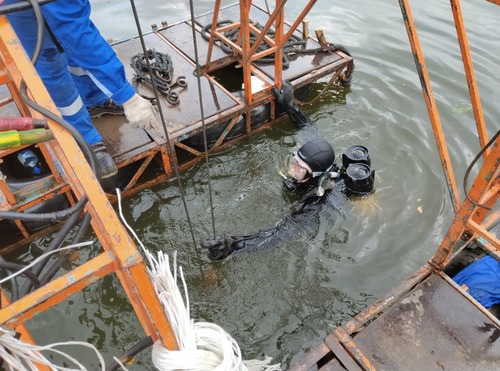 Диагностика и ремонт подводных газопроводов через реку Упа