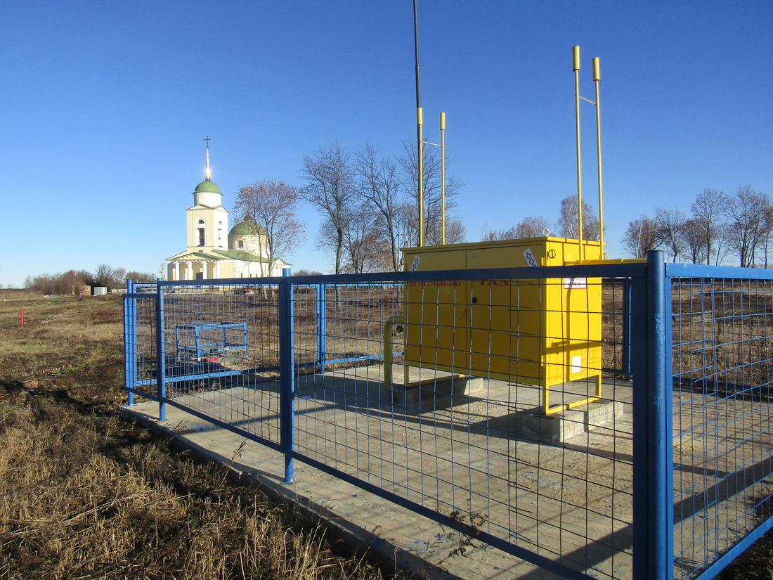 В село Никольское Краснинского района Липецкой области пришел первый газ