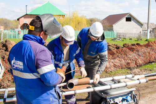 Строительство распределительных газопроводов в селе Сосновый Солонец Самарской области