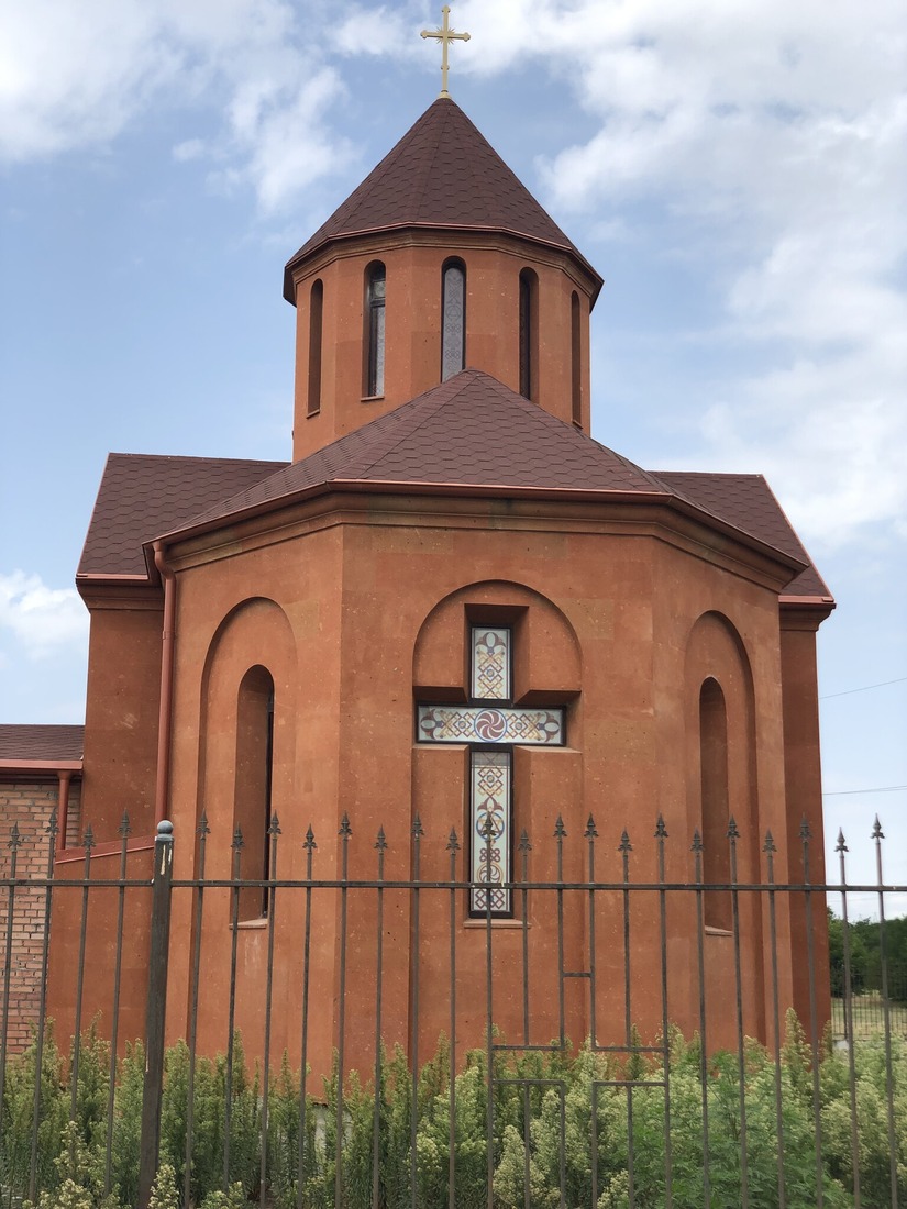 газифицированный храм Армянской Апостольской церкви в Моздоке