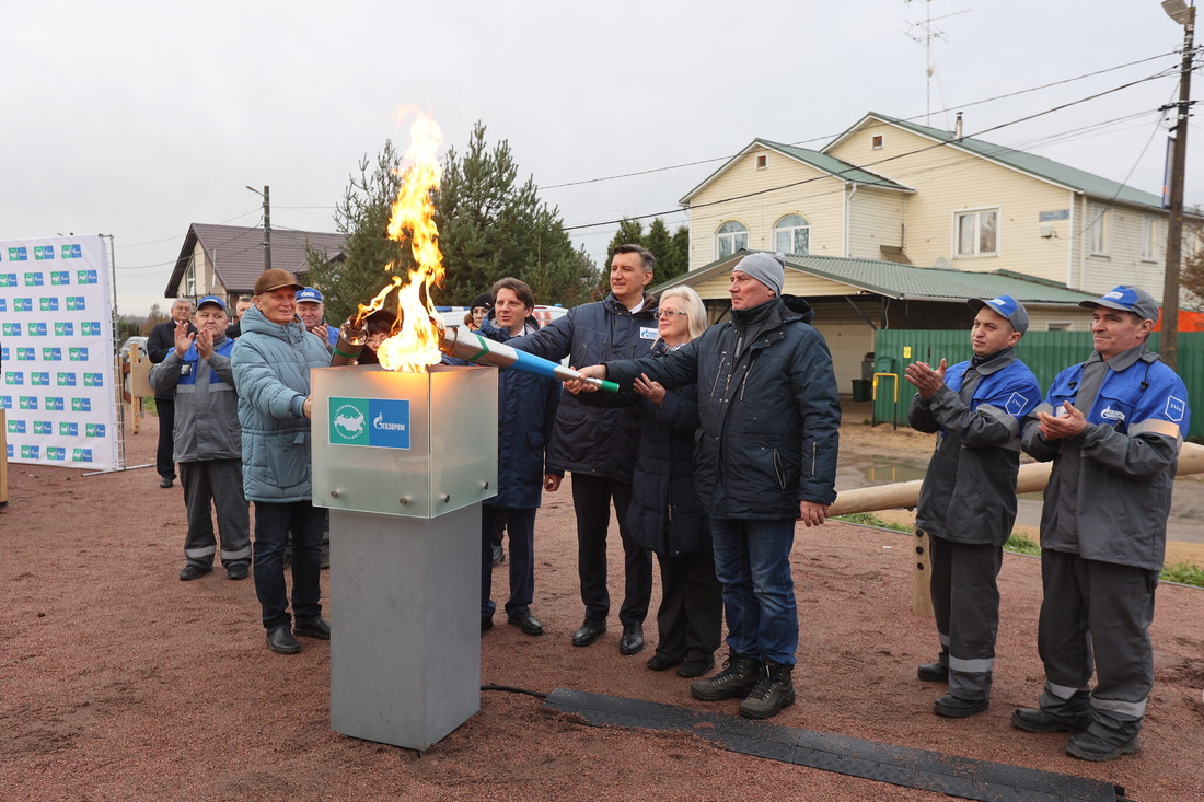 Ввод в эксплуатацию газопроводов с подключением первых потребителей в Ленобласти