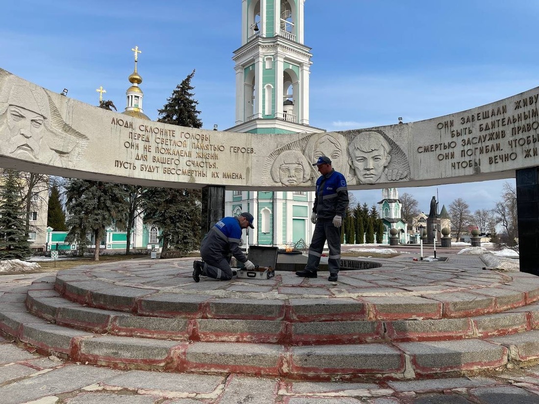 Техобслуживание Вечного огня в Тамбове