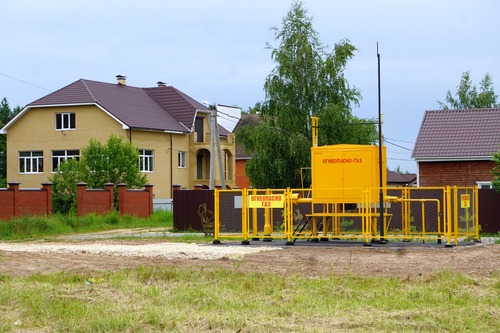 Пункт редуцирования газа в селе Каменки Нижегородской области