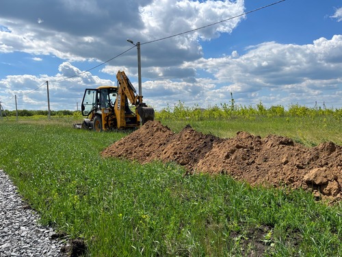 строительство газопровода для догазификации села Казанка, Белгородская область