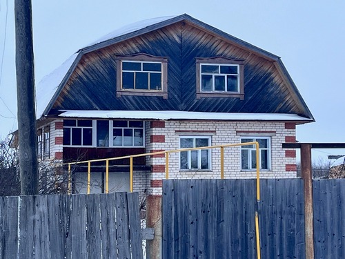 Догазифицированное домовладение в деревне Марково, Марий Эл