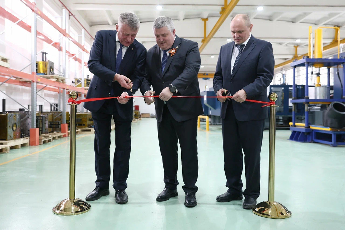 Церемония открытия завода