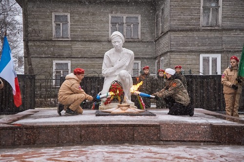 Зажжение Вечного огня