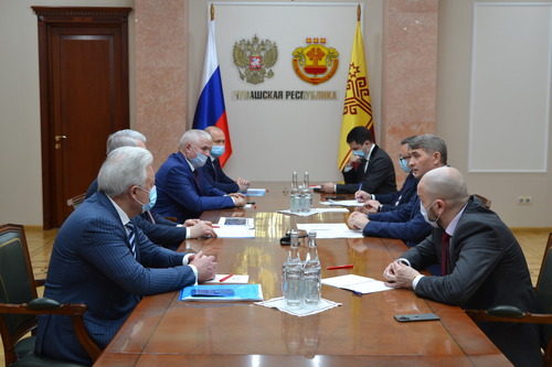 рабочая встреча представителей ООО «Газпром межрегионгаз» и главы Чувашской Республики