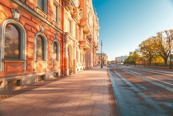 Потемкинская улица в Петербурге после реконструкции