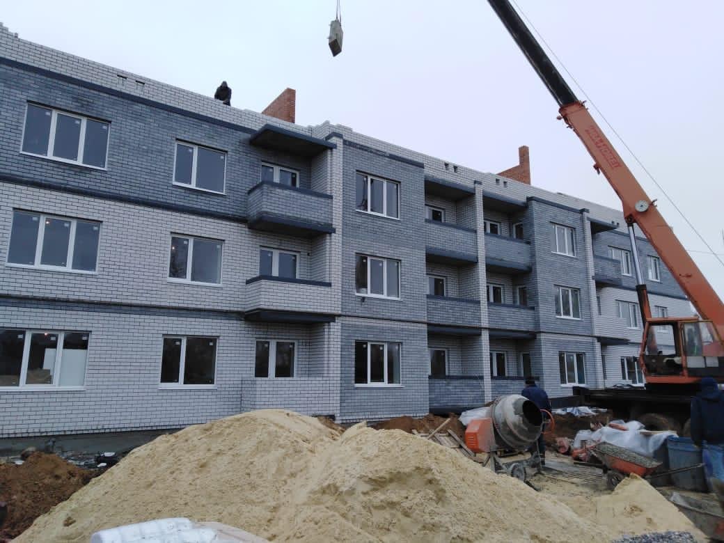 Специалисты АО «Газпром газораспределение Элиста» завершили газификацию строящегося дома для переселенцев из аварийного жилья
