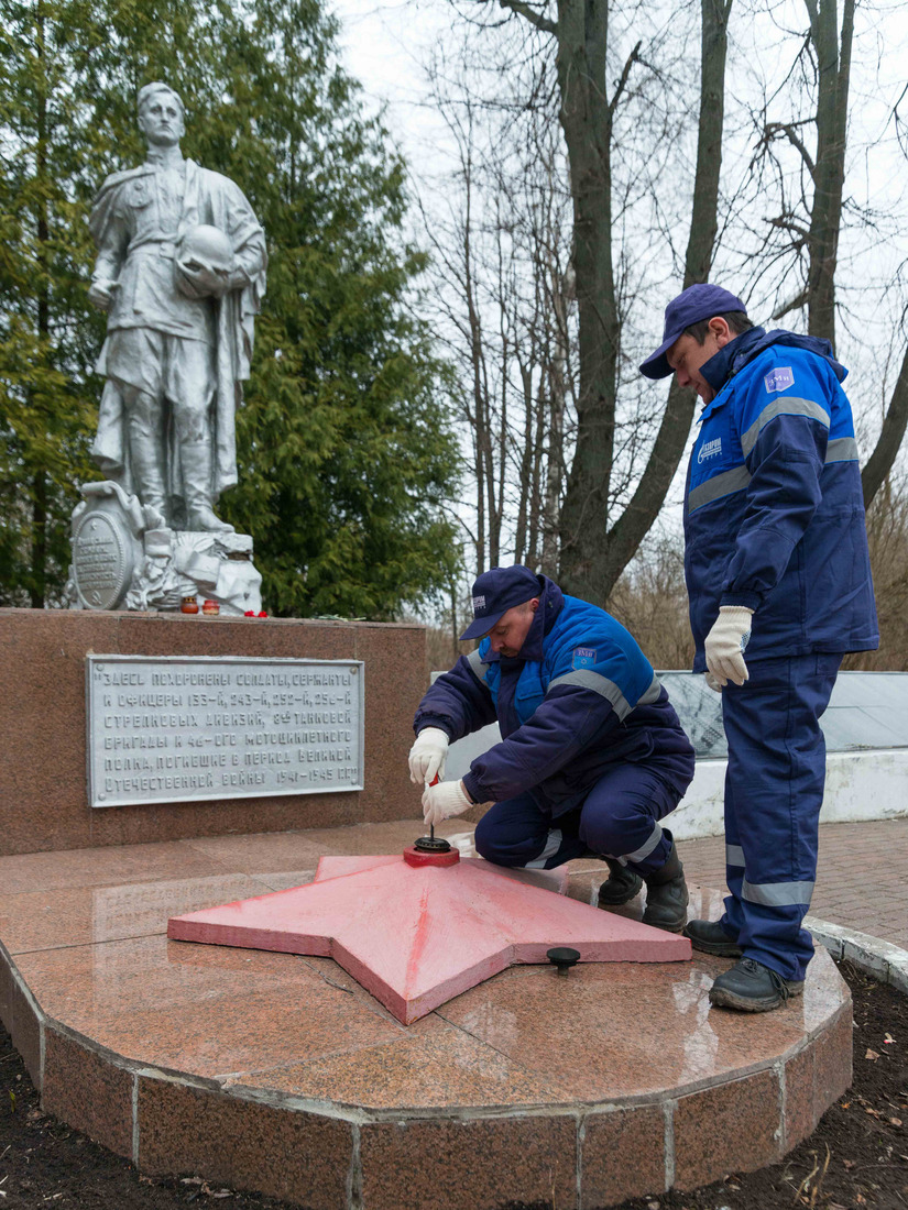 Техобслуживание Вечного огня мемориала «Волынское воинское захоронение»