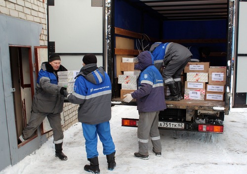 Рязанские газовики с гуманитарным грузом для участников СВО