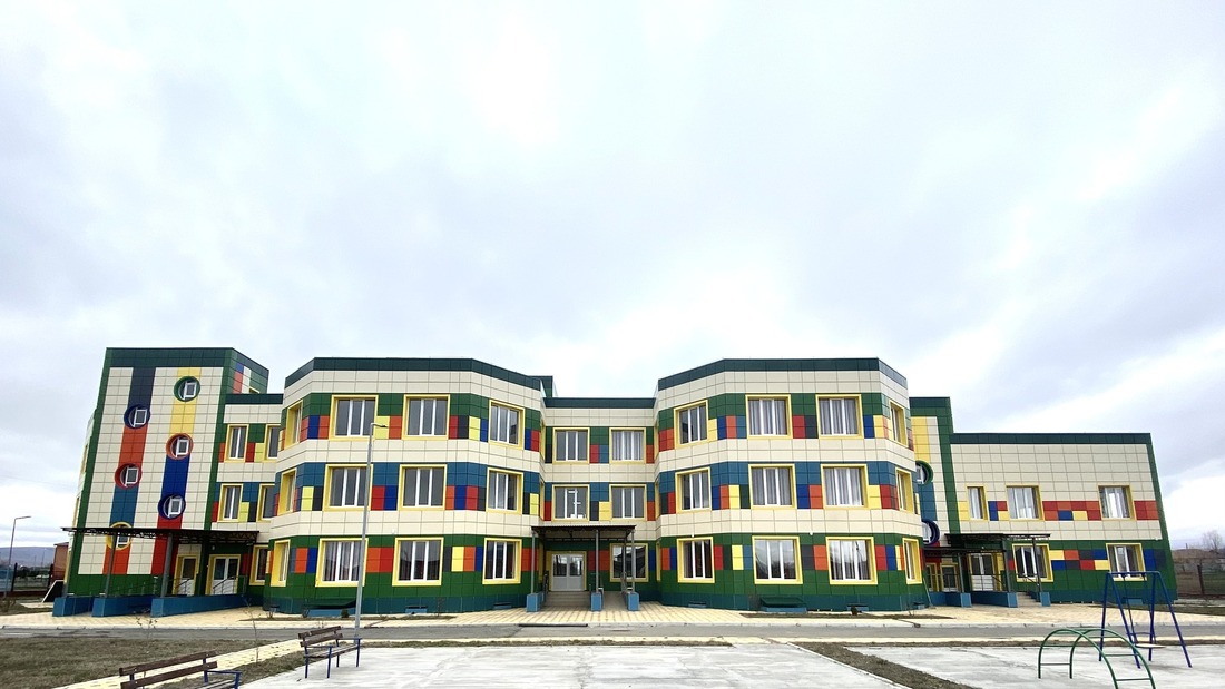 здание дошкольного образовательного учреждения в с.п. Новый Редант Малгобекского района республики Ингушетия