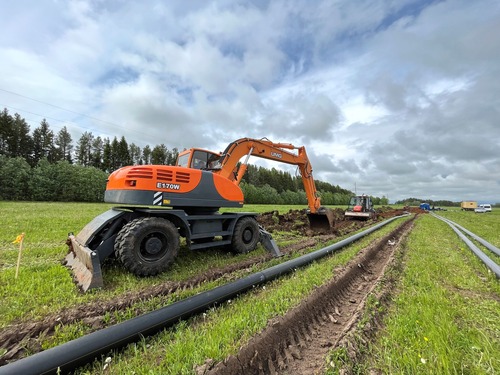Строительство межпоселкового газопровода в Новоторъяльском районе Марий Эл