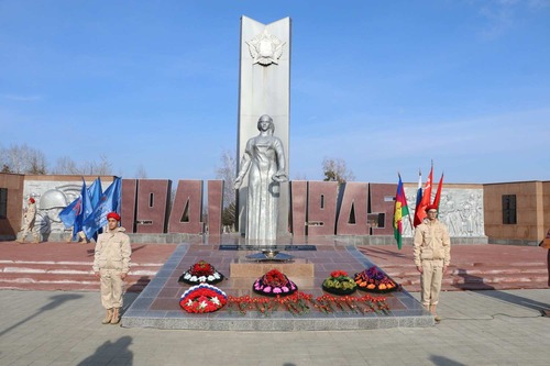 Открытие мемориала после ремонта, станица Ловлинская Тбилисского района Краснодарского края