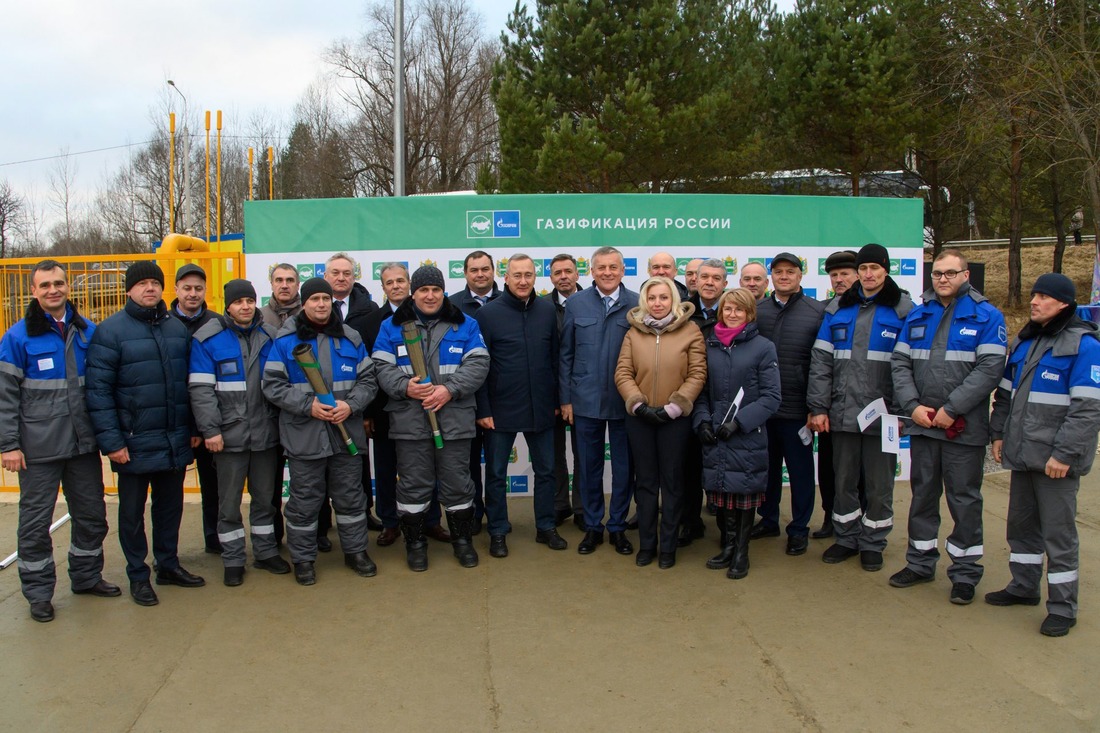 Ввод в эксплуатацию межпоселкового газопровода в Калужской области