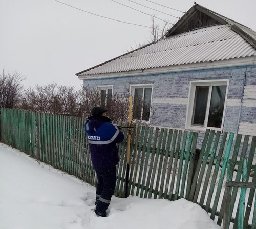 подключение домовладения в селе Ганновка