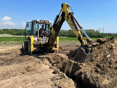 Строительство газопровода в Белгородской области