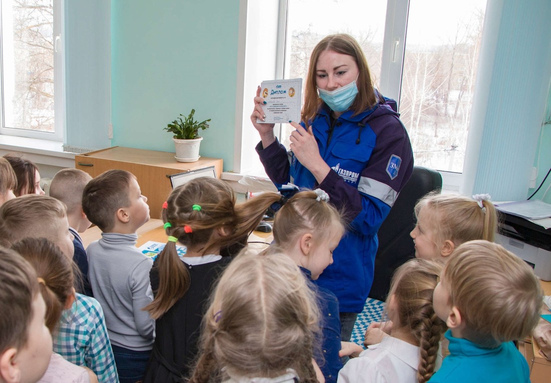 Уроки по газовой безопасности для первоклассников школы № 3 Жигулёвска